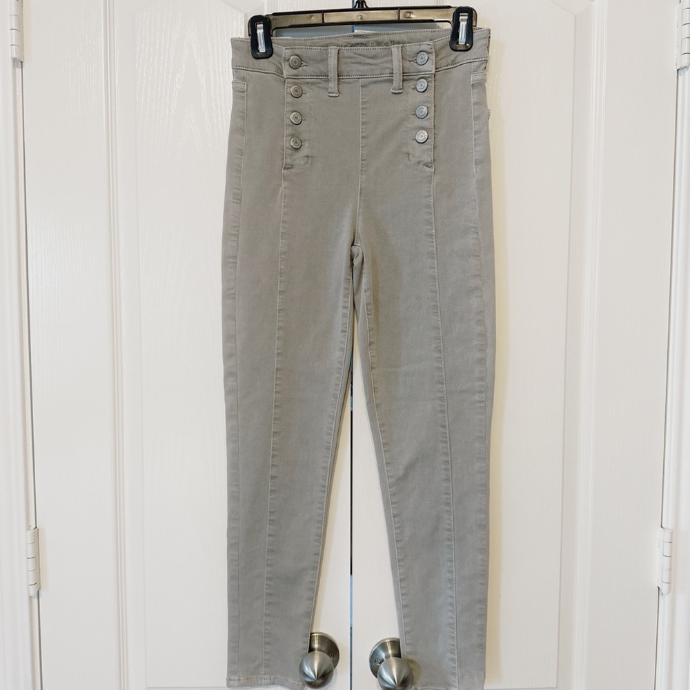 American Eagle Outfitters Next Level Stretch Super Hi Rise Jegging Crop Size 2